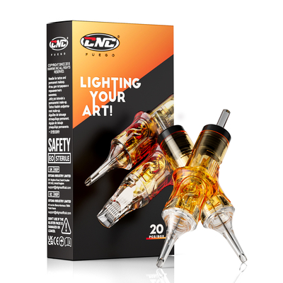 CNC Fuego 1RL 3RL 5RL 7RL 9RL بطاقة الوشم إبرة حلقة طلاء إبرة الوشم