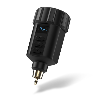 طاقة آلة الوشم 1500mah RCA بطارية الوشم اللاسلكية