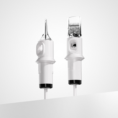 كيل White Tattoo Cartridge Needle 1RL 0.20mm 0.25mm 0.30mm 0.35mm OEM بطاقة الوشم للبيع